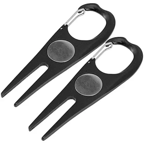 Produktbild: BESPORTBLE Golf-zubehör-set – 2-teilige Divot- Golf-divot-werkzeug Und Marker Aus Metall Elegant Und Praktisch Für Golfer