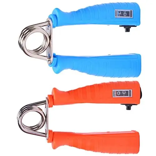Produktbild: BESPORTBLE 2st Greifer Für Unterarmtrainer Handtrainer Fingerkrafttrainer Trainingsset Für Den Unterarm Fingerverstärkungsring Handpresse Verstellbare Handgriffe Handgelenk Fitness Handschutz