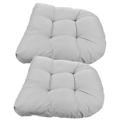Produktbild: BESPORTBLE 2st Kissen Für Autositze Gartenkissen Für Den Außenbereich Korbstuhlkissen Meditationskissen Sitzkissen Für Bürostühle Bürositzkissen Polyester 48c Wagen Esszimmerstuhl Mat