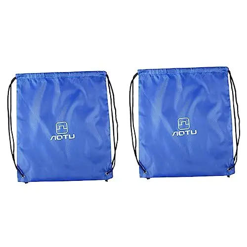 Produktbild: BESPORTBLE 2st Outdoor-Rucksack Schwimmbeutel Mit Kordelzug Rucksack-Organizer Schuhbeutel Mit Kordelzug Rucksack Zum Schwimmen Schwimmsack Strandtasche Reisen Polyestertuch Lagerung