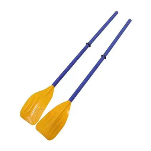 Produktbild: BESPORTBLE 2st Plastikpaddel Ruderpaddel Kajakklinge Zusammenklappbares Ruder Kanu-ruder Wassersportzubehör Surfpaddel Paddelboot Paddel Zum Bootfahren Paddeln Notfall-kajakpaddel Yellow Abs