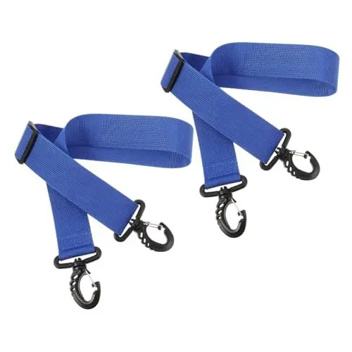 Produktbild: BESPORTBLE 2st Skischuhriemen Schlittschuhleine Stiefel Trageriemen Skischuhe Mit Seil Trageriemen Für Schlittschuhe Stiefel Mit Schulterriemen Träger Für Outdoor-Skates Blue Nylongewebe