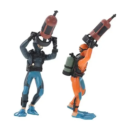 Produktbild: BESPORTBLE 2st Tauchermodell Taucherfiguren Simulierte Taucherfigur Schwimmender Taucher Im Aquarium Desktop-zubehör Schwimmer-figurenmodell Taucherlampe Statuen Mini Spielzeugset PVC Kind