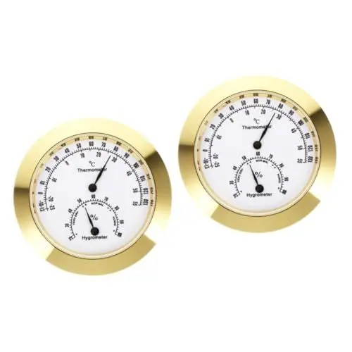 Produktbild: BESPORTBLE 2st Thermometer Violine Feuchtigkeit Digitales Hygrometer Gitarren-hygrometer Instrumentenpflege Hygrometer Violine Hygrometer Geigenzubehör Multifunktion Deutschland Legierung