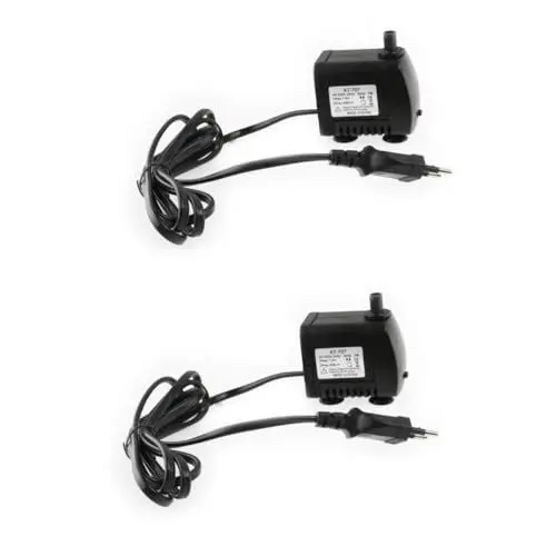 Produktbild: BESPORTBLE 2st Wasserpumpe Für Fischbecken Tauchwasserpumpe Wasserpumpe Für Aquarien Tauchfähig Aquarienwasserpumpe Aquarium