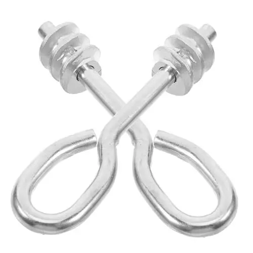 Produktbild: BESPORTBLE 2stücke Schulter-ringschraube Aus Hängesesselhaken Becherhaken Sortierte Feingewinde-Schrauben Spreizhaken Für Außenbereich Schwerlasthaken Ringschraubenbolzen Deckenhaken