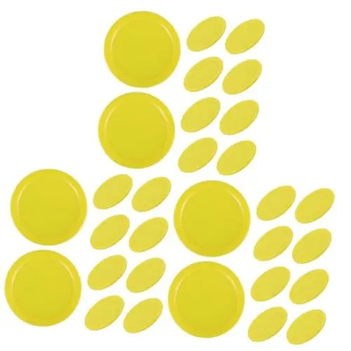 Produktbild: BESPORTBLE 30 STK Hockeyzubehör Tischhockey Pucks Kunststoff-Hockeypucks Eishockeyscheiben Eishockey-Ausrüstung Zubehör für Spieltische Indoor-Hockey-Pucks Zubehör für Eishockeyspiele Plastik