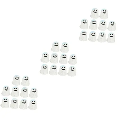 Produktbild: BESPORTBLE 30 STK Kristallgeist Halloween-geisterdekor Miniatur Meerestier Geisterfigur Miniatur-Halloween-Ornamente Aquarienverzierung Mikro-landschaftsornamente Halloween-geisterstatue Harz