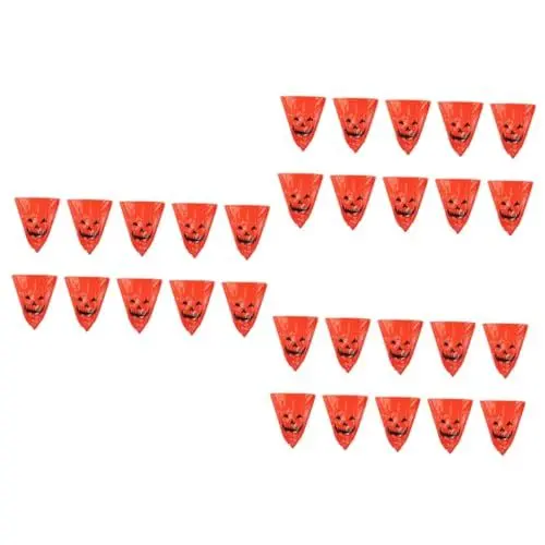 Produktbild: BESPORTBLE 30 Stk Weihnachts mülls äcke Outdoor- Halloween-Müllsäcke Müllbeutel halloween kostüm Aufbewahrungstaschen Abfallsack für Gartenlaub garten müllsack Kürbis Blätter Pack Sport