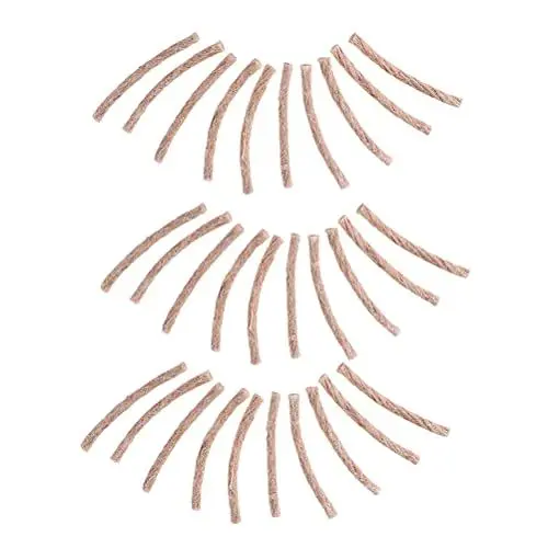 Produktbild: BESPORTBLE 30st Anzündholz Feuerstarter-Sticks Zunderdocht Organische Dochte Feuerstarterseil Feuerstarterschnur Zubehör Für Holzöfen Überlebens-feuerschnur Werkzeug Hanfseil Holzstock Flamme