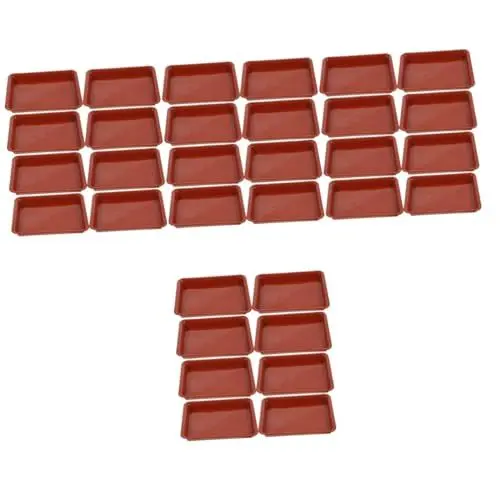 Produktbild: BESPORTBLE 32 Stk Blumentopf Tablett Blumentopf Auffangschale Pflanzgefäß Auffangschale Tropfschalen für Blumentöpfe Pflanzenteller Untertasse Tabletts für Pflanzen Tabletts für Pflanzen