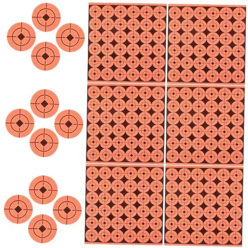 Produktbild: BESPORTBLE 360 STK Zielpunktmarkierungen Zielmarkierungen Üben Runde Schießziele Etiketten Für Schießscheiben Jagdtierziel Selbstklebendes Zielpapier Spritzzielpapier Metall Übungspapier