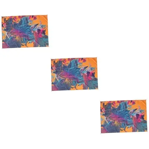 Produktbild: BESPORTBLE 3St Bedruckte Strand Matte Wanderdecke Gras tragbare Picknickdecke Kinder Decken picknickdecke günstig Blumenzubehör Outdoor-Campingmatte dekorative Strandmatte Picknickdecken