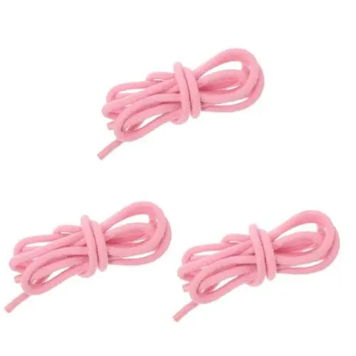 Produktbild: BESPORTBLE 3St Rhythmisches Gymnastikseil Ropes Fitness Seil Fitness Sports accesoories Fitness Rope Gymnastikausrüstung farbiges Baumwollseil Seil zum Tanzen Kunstturnseil Baumwolle Rosa