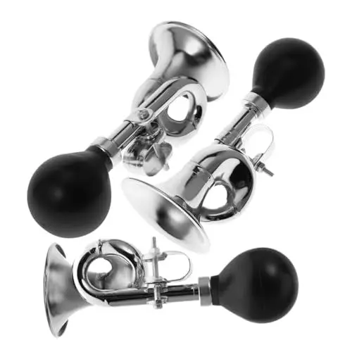 Produktbild: BESPORTBLE 3St Schneckenhorn Rennradklingel Fahrradzubehör Mountainbike-Hupe Fahrradring Hupe Lauter Fahrradklingel Snail Horn Fahrradglocke Fahrrad-Sound-Maker Fahrradklingeln Haut Silver