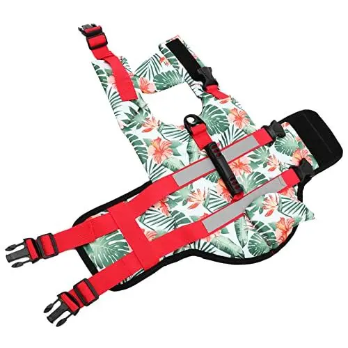 Produktbild: BESPORTBLE 3St Schwimmweste für Hunde schorschbock schwimmwesten Hundeschwimmweste swinming Pool Hündchen Schwimmweste Hund Rettungsweste für Welpen verstellbare hundekleidung Polyester