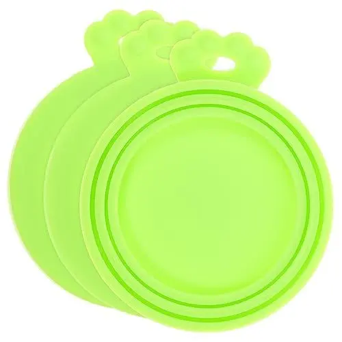 Produktbild: BESPORTBLE 3St Silikondeckel für Dosen Dosendeckel, Dosendeckel Getränkedosendeckel Haustiere Lebensmittel Deckel für Katzenfutter Hundefutterdeckel für Dosenfutter Kieselgel Light Green
