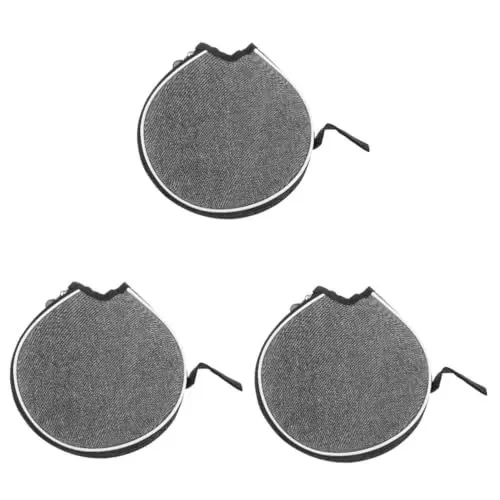 Produktbild: BESPORTBLE 3St Tischtennistasche schlägerhülle Tischtennis hülle für tischtennisschläger Aufbewahrungstaschen Fledermaus Feste Tasche Tischtennis Aufbewahrungsbox Halbkreis Pat-Tasche