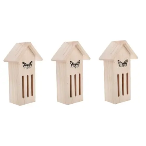 Produktbild: BESPORTBLE 3St Vogelhaus Vogelhäuschen wohltuender Lebensraum Hotels Sustainability insektenhäuser Vogelhäuschen für draußen Kleiderbügel Insektenzimmer Bienenhaus draussen Anhänger