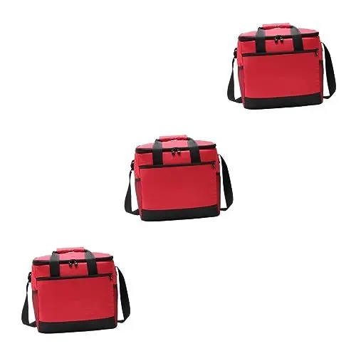 Produktbild: BESPORTBLE 3St Wärmebeutel für Lebensmittel Kühltasche für Lebensmittel Strandtasche für Getränke Handtasche EIS-Kühltasche Picknicktasche Aluminiumfolie Eisbeutel Lunchpaket Isoliertaschen