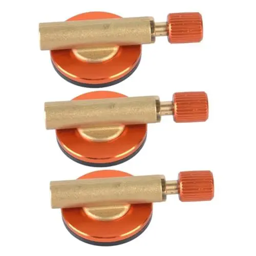 Produktbild: BESPORTBLE 3St gaskocher Adapter Camping-Gaskocher Regelventil für Gastanks Gasadapter Flachzylinder-Steuerschalter Picknick-Gasherd-Adapter gasherd ventil Flachzylinder-Gasherdventil rot