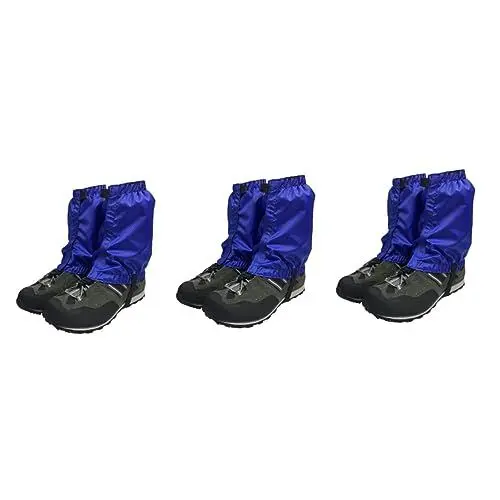 Produktbild: BESPORTBLE 3 Paare Beinmanschettenabdeckung Schneeschuh-Gamaschen Kletterstiefel Gamaschen Anti-reiß-Boot-ärmel Schneeschuhabdeckung Beinschutz Für Schneewanderungen Wüste Reisen Beinsätze