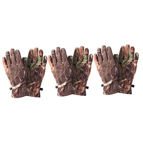 Produktbild: BESPORTBLE 3 Paare Jagdhandschuhe Bogenjagdausrüstung Schießen Handschuhfutter Für Männer Bei Kaltem Wetter Logging-Handschuhe Schnee Camo Frau Winter Wasserdichtes Licht Wasserdichtes