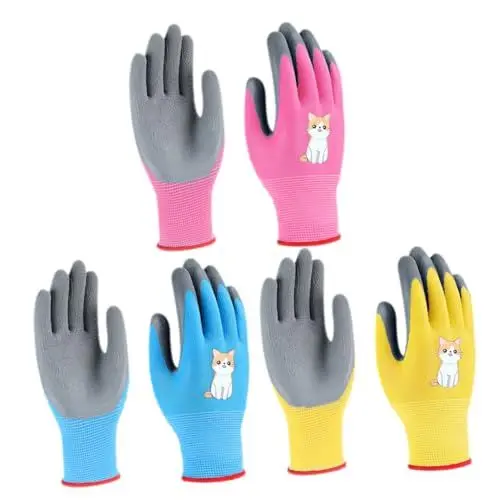 Produktbild: BESPORTBLE 3 Paare strapazierfähige Gartenhandschuhe Industrielle Backhandschuhe Arbeitshandschuhe Handschuhe für Kinder Fäustlinge für Kinder garten schutzhandschuhe Sport