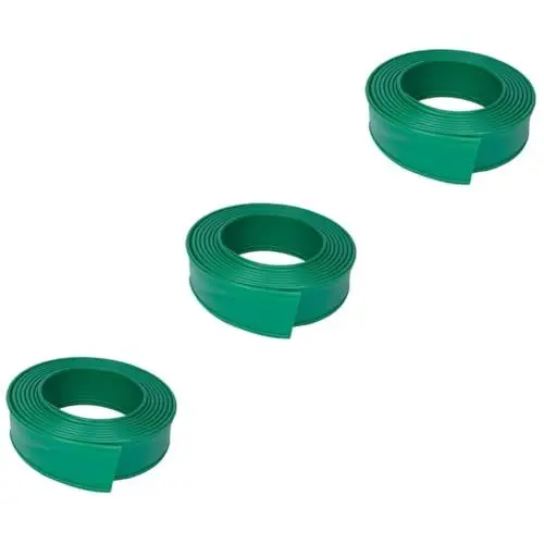 Produktbild: BESPORTBLE 3 Rollen Grüner Gürtel Rasenkante Rasenbegrenzung gartenplanung gartenbegrenzung Garteneinfassung Landschaftskantenband Terrassenplatte gärtnerischer Grenzstreifen Plastik Green