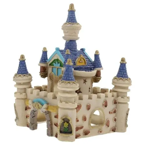 Produktbild: BESPORTBLE 3 STK Aquarium Landschaftsbau Burg künstliche Aquarienverzierung römisch Schloss klein hüpfburg klein Ornament Betta-Aquarium Harzburg Schlossverzierung Harz für Aquarien Mini