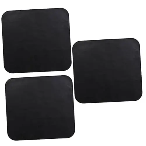 Produktbild: BESPORTBLE 3 STK BBQ feuerfestes Tuch kochgeschirr Outdoor Outdoor-kochgeschirr Teppich für den Außenbereich Outdoor-Teppich für Camping Grill-Isoliermatte Flammhemmende Decke Black