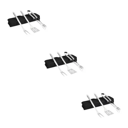 Produktbild: BESPORTBLE 3 Sätze 3Tlg Grillwerkzeug Grillzubehör grillgabel Grill Set Grillbesteck Barbecue Set Grillset grillpinzette BBQ Accessories grillzubehã¶r BBQ Set Grill zangen tragbar Kombination