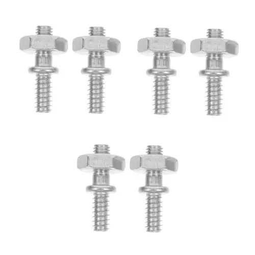 Produktbild: BESPORTBLE 3 Sätze Führungsschraube Für Kettensäge Kettensägen-spannstangen-hardware-kit Kettensäge Schneiden Schraubenmuttern Für Kettensägen Minikette Silver Kohlenstoffstahl 2 Stück * 3
