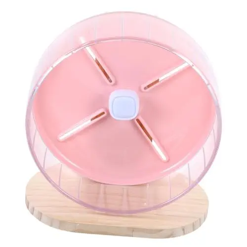 Produktbild: BESPORTBLE 3 Sätze Laufrad Für Hamster Hamsterscheibenrad Käfig Hamsterrad Spielzeug Meerschweinchen Rad Stabiles Hamsterrad Hamsterlaufrad Aus Acryl Käfigrattenrad Käfig-Igel-Rad Rosa Abs