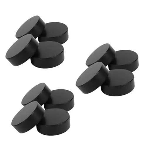 Produktbild: BESPORTBLE 3 Sätze Sportschaum-Hockey-Puck Tisch-Eishockey Airhockey-Pusher Air-Hockey-Tisch Rollhockey-Puck Indoor-Hockey-Pucks Hockeyplatz Airhockey-Pucks Eishockey Karten Black 4 Stück * 3