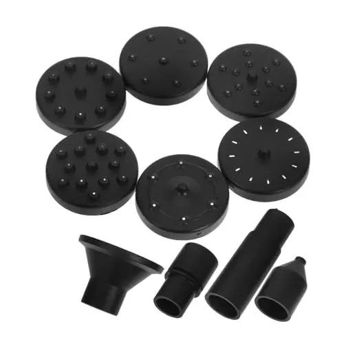 Produktbild: BESPORTBLE 3 Sätze Zubehör Für Vogeltränkebrunnen Springbrunnenpumpe Gartenbrunnen Im Freien Schwimmende Solarbrunnenpumpe Zubehör Für Teichpumpen Springbrunnen-düsen-kit Black Abs