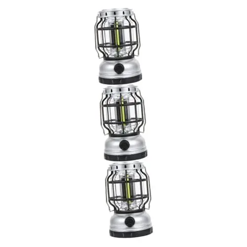 Produktbild: BESPORTBLE 3 Stück Campingleuchten Campinglampe Licht Für Außenzeltlampe Außenlampe Reiselampe LED Campingleuchte Außenleuchte Außenhandlampe Außen Tragbare Laterne