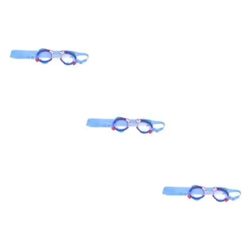 Produktbild: BESPORTBLE 3 Stück Cartoon Kinder Schwimmbrille Wasserbrille Kinder Wasserdichte Schwimmbrille Kinder Schwimmbrille Kinder Poolbrille Erwachsene Schwimmbrille Jungen Brille Antibeschlag