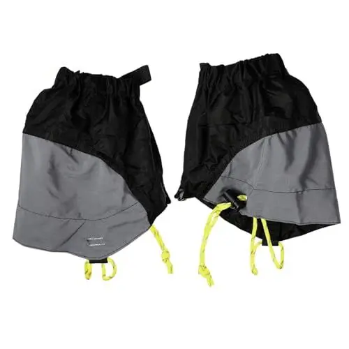 Produktbild: BESPORTBLE 3 Stück Paar Outdoor-Gamaschen Schuhcreme Einstellbar Reisen Gamaschen Wandern Männer Wandern Bein Gamasche Regenstiefel Laufschuhe Für Herren Schneegamaschen Knöchel Wasser Black