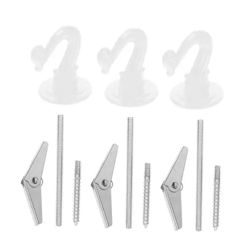 Produktbild: BESPORTBLE Metall-deckenhaken 3er-set Swag-haken Für Robuste Pflanzenaufhänger Deckenhaken