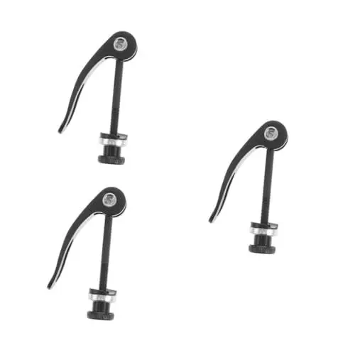 Produktbild: BESPORTBLE 3st Fahrrad-schnellspannhebel Schnellspanner Für Fahrradsattelstützen Fahrrad-sattelstützenstift Fahrrad Sattelklemme Schnellspannspieße Sattelstützenklemmen Plastik Black