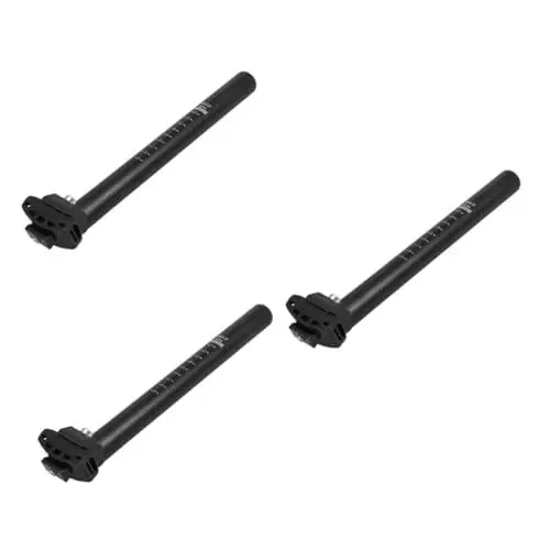 Produktbild: BESPORTBLE 3st Gefederte Sattelstütze Fahrradstange Mountainbike Fahrradverlängerungsstange Fahrradsattelstütze Carbon-sattelstütze Black