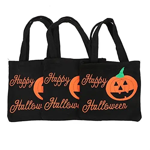 Produktbild: BESPORTBLE 3st Halloween-Einkaufstasche Leckerlibeutel Mit Kordelzug Süßigkeiten Taschen Für Halloween-leckerbissen Partybevorzugungstasche Handtasche Geschenke Süssigkeit Kleidersack Vlies