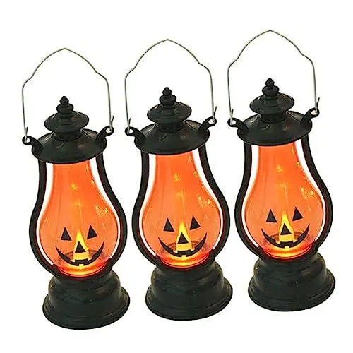 Produktbild: BESPORTBLE 3st Halloween-kürbislaterne Halloween-laternendekorationen Led-halloween-laterne Hängende Kürbislichter Halloween Dekorative Lichter Halloween-kürbis-laternenlicht Plastik