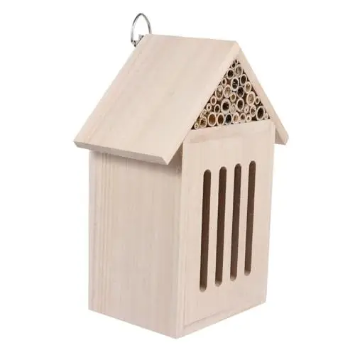 Produktbild: BESPORTBLE 3st Insektenhaus Beobachtungshaus Bienenhotels Honighaus Holz Lebensraum Bienenstöcke Schutznester Einsames Bienenhaus Dame Für Ihr Gartenleben Kleinkind Haushalt Hölzern