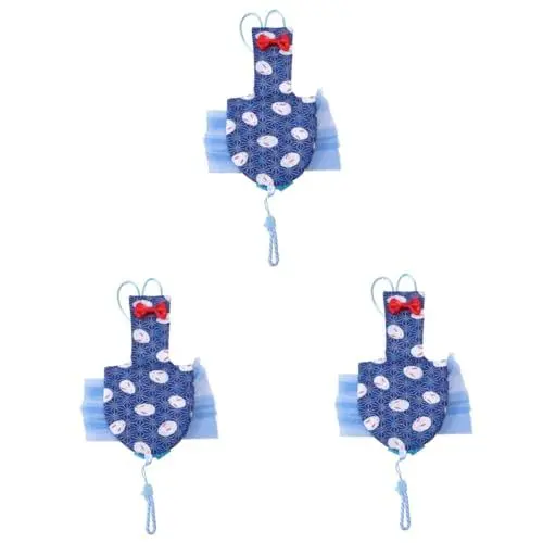Produktbild: BESPORTBLE 3stücke Parrot Diaper Für Haustiere Weiche Wiederverwendbare Vogelwindel Für Papageien Und Sittiche Elegantes Schleifen-Design Für Fluganzüge Und Täglichen Gebrauch