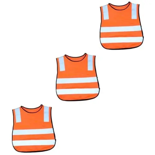 Produktbild: BESPORTBLE 3st Reflektierende Jacke Laufweste Sicherheitsweste Für Kinder Warnweste Kinder Reflektierende Weste Reflektierende Sicherheitswesten