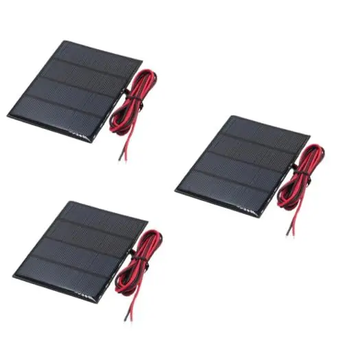 Produktbild: BESPORTBLE 3 Stück 1 5 W Solarpanel-ladegerät Für Smartphones Und Tablets Kompaktes Leichtes Design Für Campingreisen