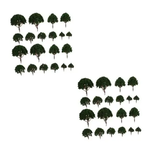 Produktbild: BESPORTBLE 43 Spur N Bäume Set – 20 Stück Gemischte Landschaftsbäume in Gelb Für DIY Gartenlandschaften - 3-8 cm Hoch Perfekte Requisiten Für Modelleisenbahnen Und Miniaturprojekte
