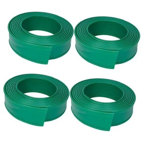 Produktbild: BESPORTBLE 4 Rollen Grüner Gürtel Rasenkante Rasenbegrenzung gartenplanung Rassenbegrenzung Rasen Grenze Garteneinfassung Gartenzaun querformatige gewickelte Kanten Biegebrett Plastik Green